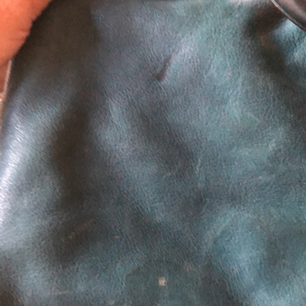 Coach Madison Julianne Teal leather handbag - Picture 7 of 16